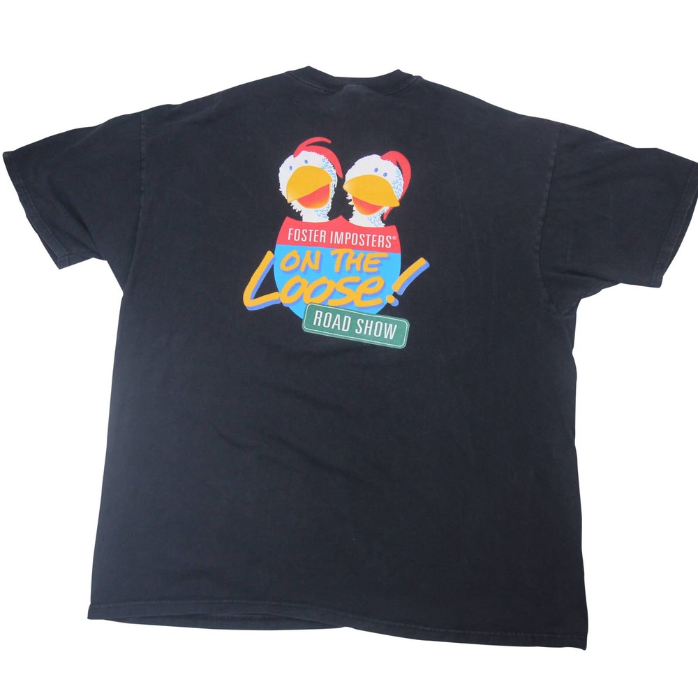 Vintage Foster Farms "Imposters on the loose" Front/Back Graphic T Shirt